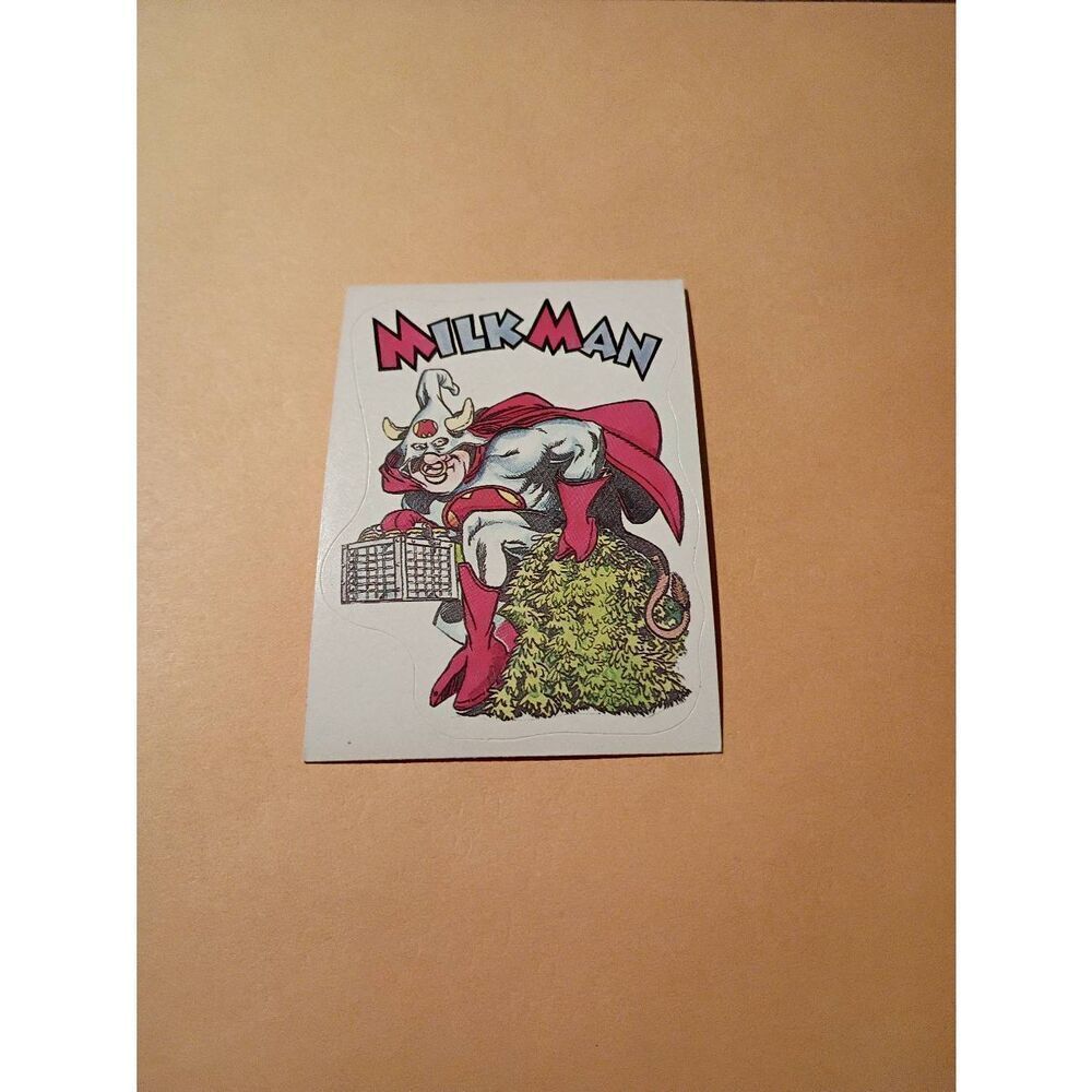 1983 General Mills Zero Heroes Trading Card Sticker Card Vintage #8